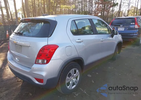 2018 Chevrolet Trax Ls из США, поврежденный, VIN 3GNCJKSBXJL177395
